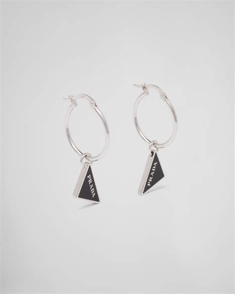 prada earrings replica|Prada symbole drop earrings.